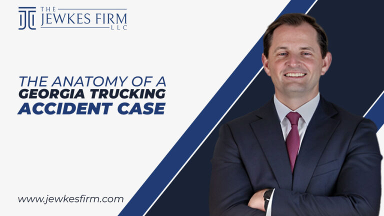 Peachtree Injury Talk with Jordan Jewkes podcast cover art — Episode 2: The Anatomy of a Georgia Trucking Accident Case