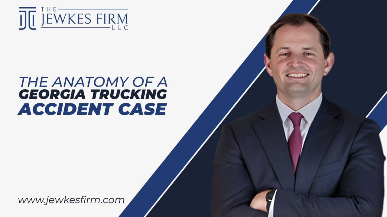 Peachtree Injury Talk with Jordan Jewkes podcast cover art — Episode 2: The Anatomy of a Georgia Trucking Accident Case