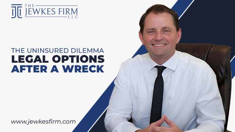 Peachtree Injury Talk with Jordan Jewkes podcast cover art — Episode 4: The Uninsured Dilemma — Legal Options After A Wreck