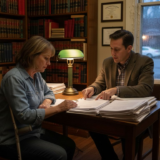 Georgia slip and fall victim with attorney in office