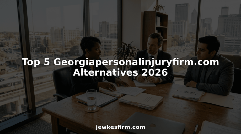 Lawyers discussing case in Atlanta office conference room