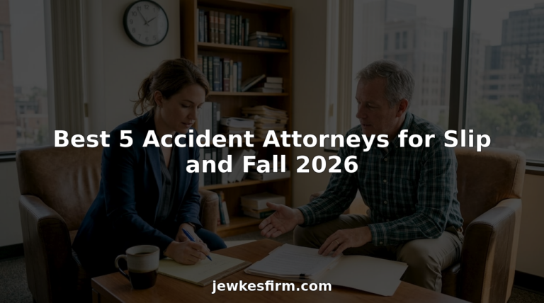 Attorney consulting accident client in sunlit office