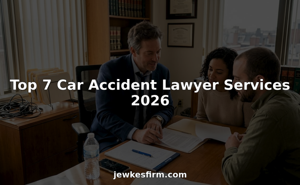 Attorney meeting with clients in law office