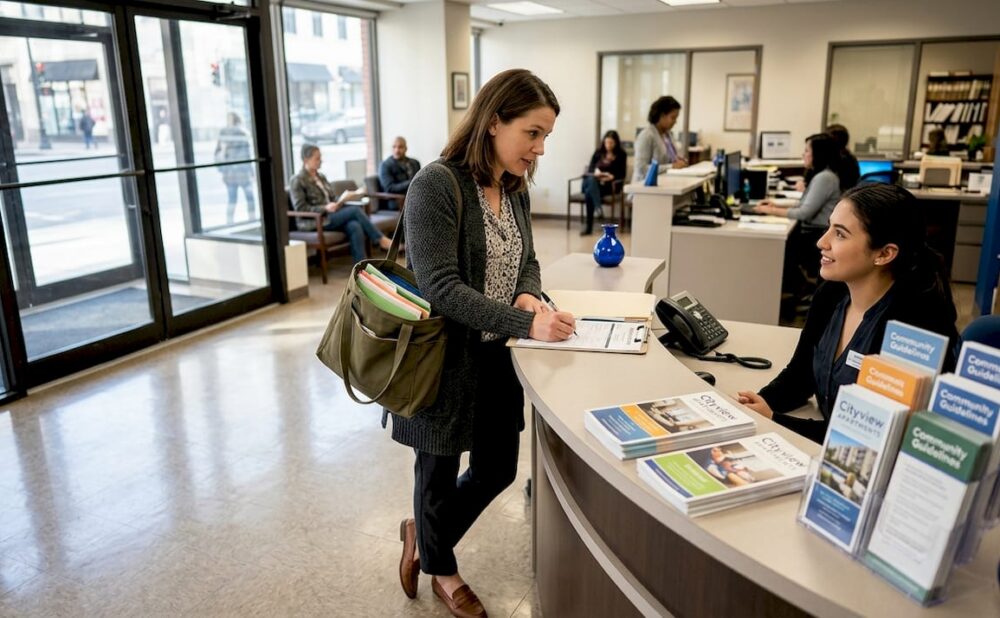 Reporting slip and fall to property manager