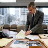 Attorney reviewing evidence for Georgia injury claim
