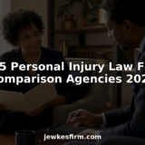 Attorney and client consulting in law office