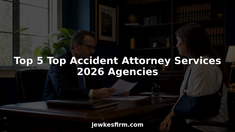 Attorney consulting with injured client in office