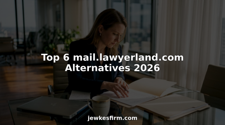 Attorney reviewing personal injury case documents at desk