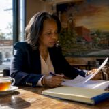 Legal consultant reviewing injury claim documents