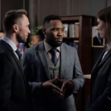 Attorney discussing settlement versus trial options with a medical malpractice client in Georgia.