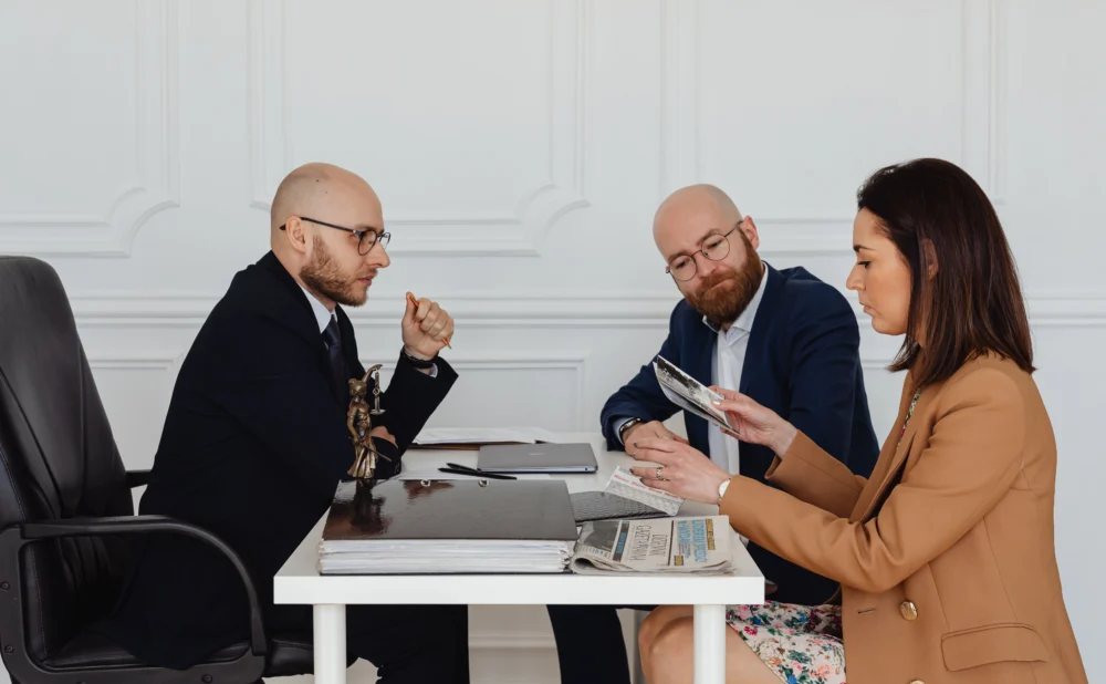 Georgia medical malpractice attorney consulting with a client about a potential dental malpractice claim.