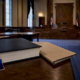 Georgia courtroom prepared for damages hearing