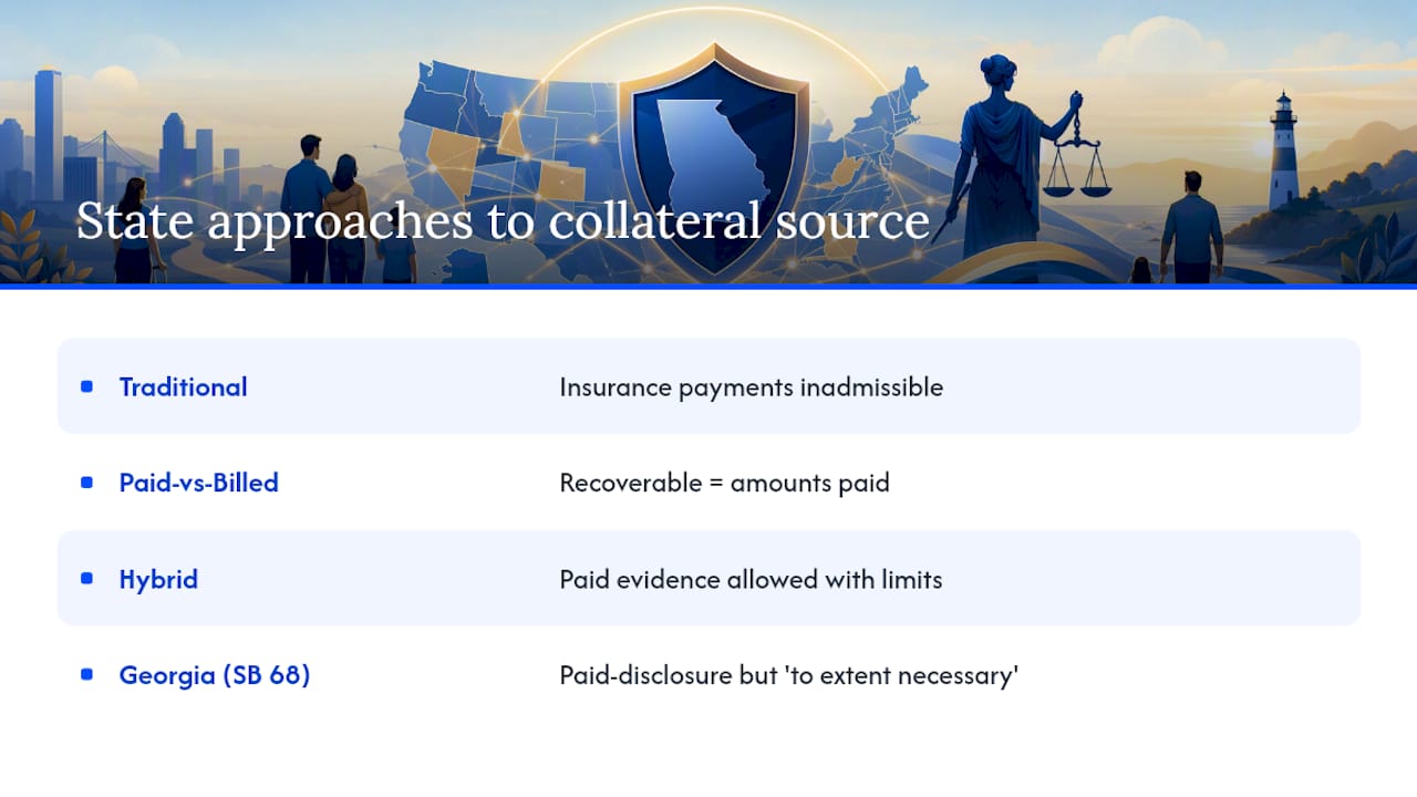 Georgia collateral source approaches compared