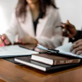 Atlanta personal injury lawyer reviewing a client’s accident claim