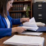 Attorney assembling Georgia demand packet